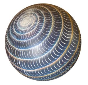 Blue Spiral – SOLD